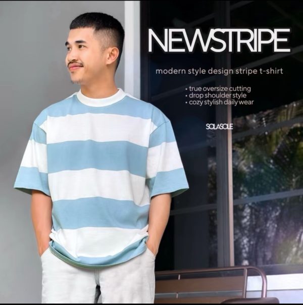 Stripe Oversized T-Shirt